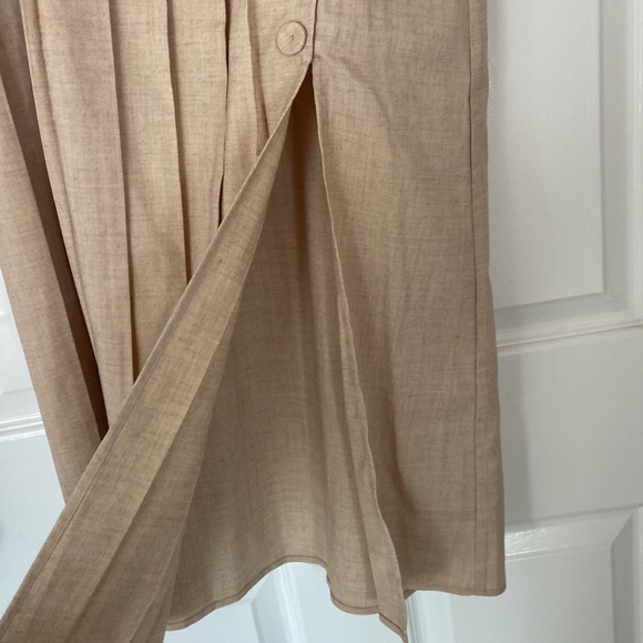 and other stories Pleated Slit Midi Skirt - Picture 4 of 6